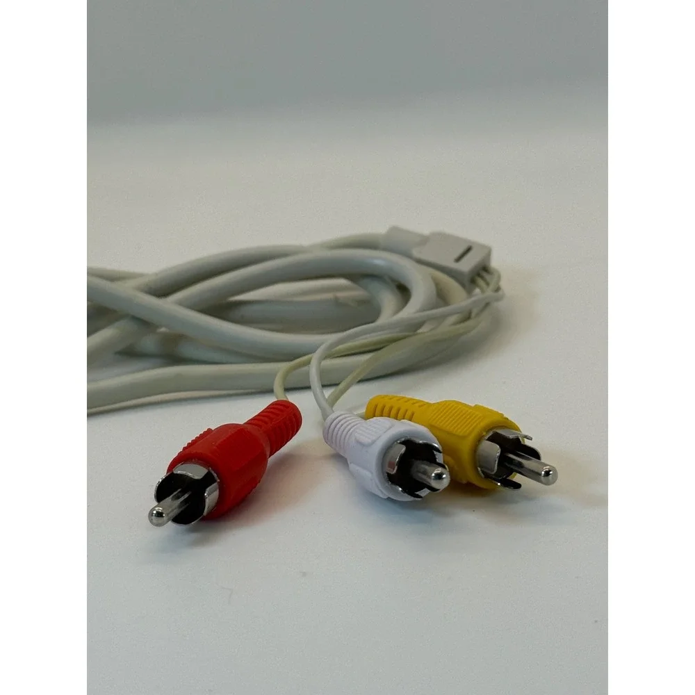 VTG 3.5mm to 3 RCA AV Composite Audio Video‎ Cable Adapter NOS Retro Gaming